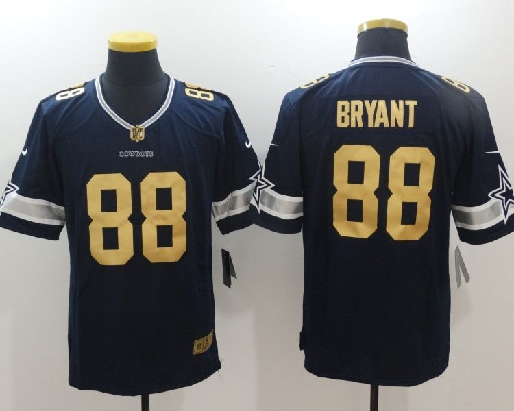 Men's Dallas Cowboys Dez Bryant #88 Navy Jersey