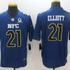 Men's Dallas Cowboys Ezekiel Elliott #21 Blue Jersey