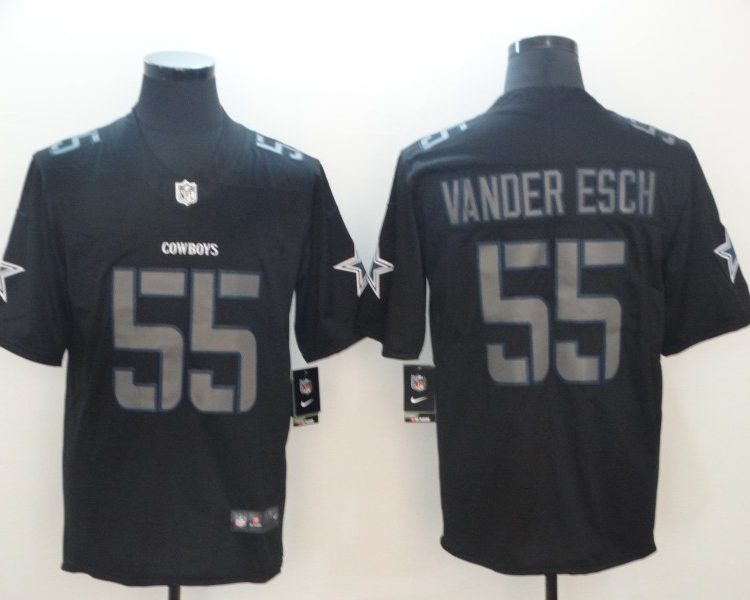 Men's Dallas Cowboys Leighton Vander Esch #55 Black Alternate Jersey