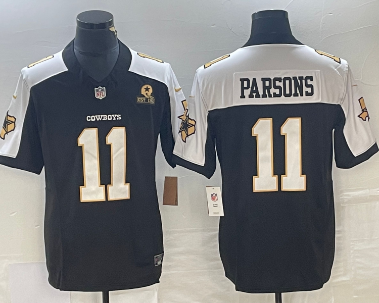 Men's Dallas Cowboys Micah Parsons #11 Black Authentic Jersey