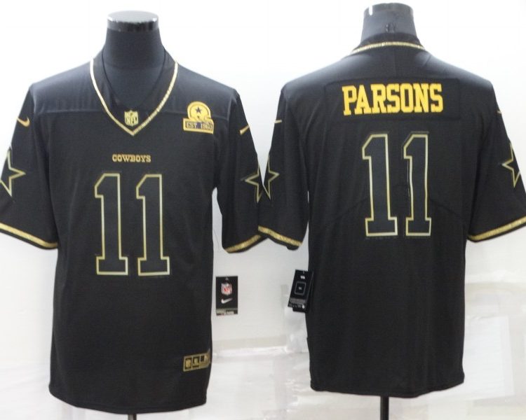 Men's Dallas Cowboys Micah Parsons #11 Black Jersey
