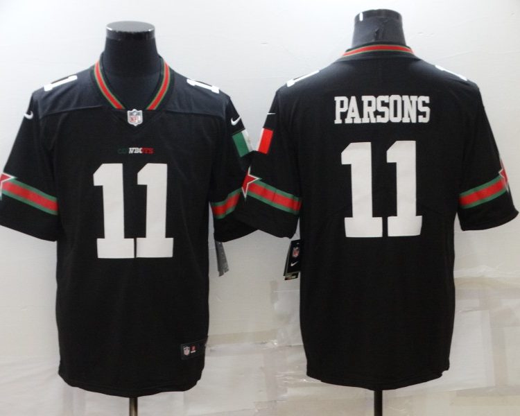 Men's Dallas Cowboys Micah Parsons #11 Black Jersey