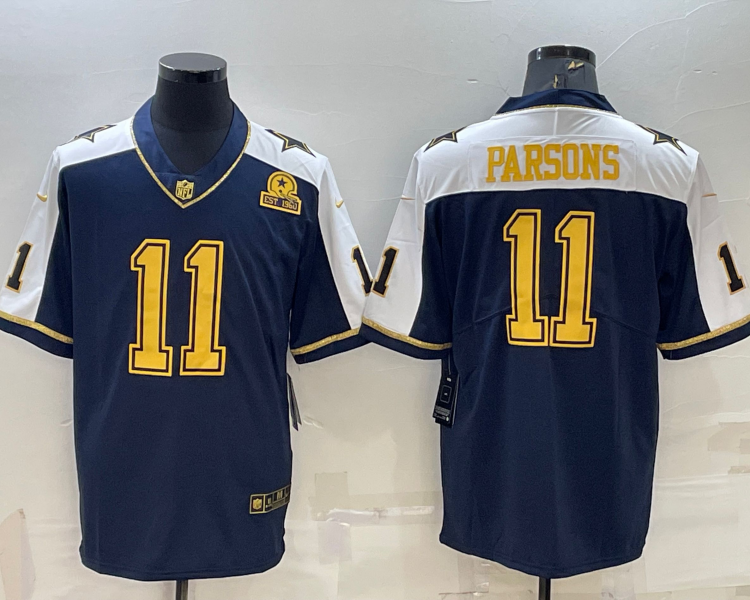 Men's Dallas Cowboys Micah Parsons #11 Navy Jersey