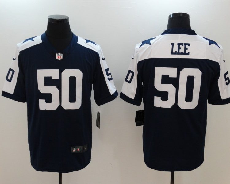 Men's Dallas Cowboys Sean Lee #50 Navy Jersey