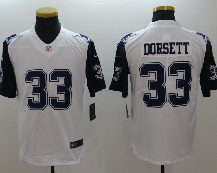 Men's Dallas Cowboys Tony Dorsett #33 White Jersey