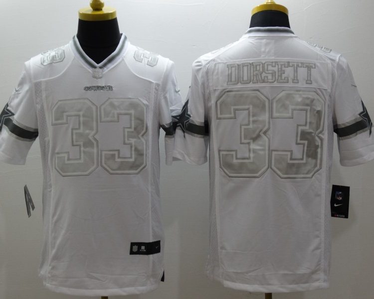 Men's Dallas Cowboys Tony Dorsett #33 White Jersey