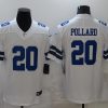 Men's Dallas Cowboys Tony Pollard #20 White Jersey