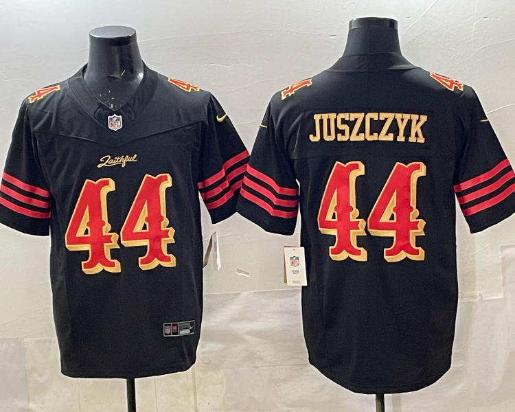 Men's San Francisco 49ers Kyle Juszczyk #44 Black 2025 Rivalries Collection Limited Jersey