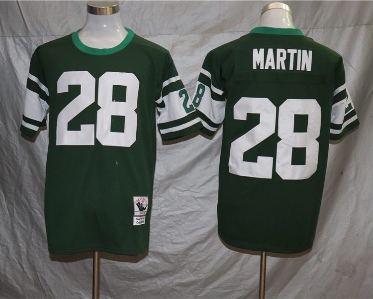 Men's New York Jets Curtis Martin Mitchell & Ness Green Legacy Jersey