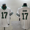Men's New York Jets Davante Adams #17 Legacy White Jersey