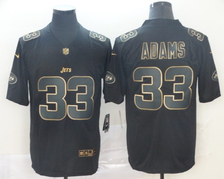 Men's New York Jets Jamal Adams #33 Black Jersey