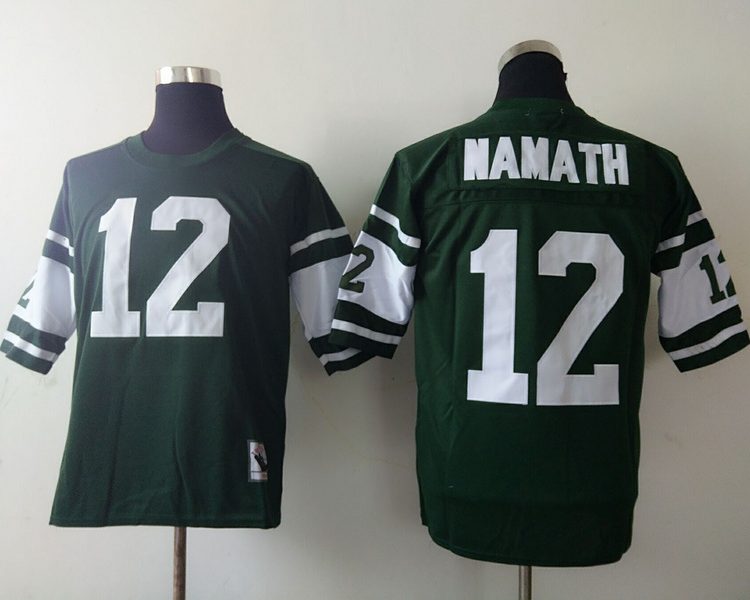 Men's New York Jets Joe Namath Mitchell & Ness Green Legacy Jersey
