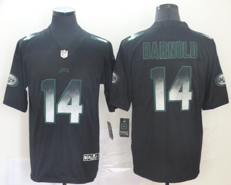 Men's New York Jets Sam Darnold #14 Black Alternate Jersey