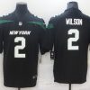 Men's New York Jets Zach Wilson #2 Black Alternate Jersey