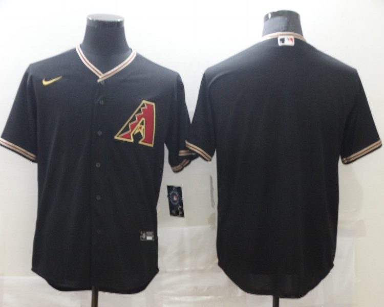 Men's Arizona Diamondbacks Black Blank Jersey