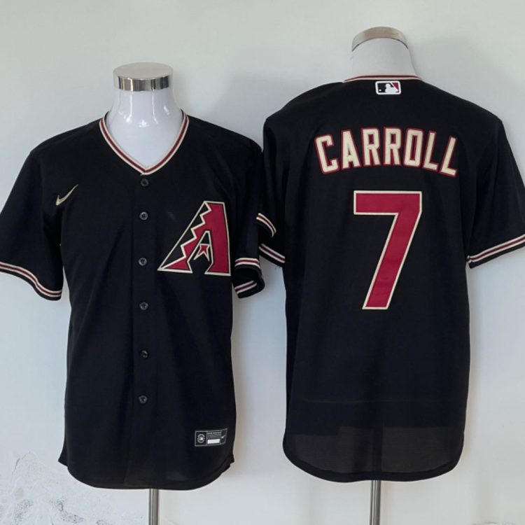 Men's Arizona Diamondbacks Corbin Carroll #7 Black Limited Jersey