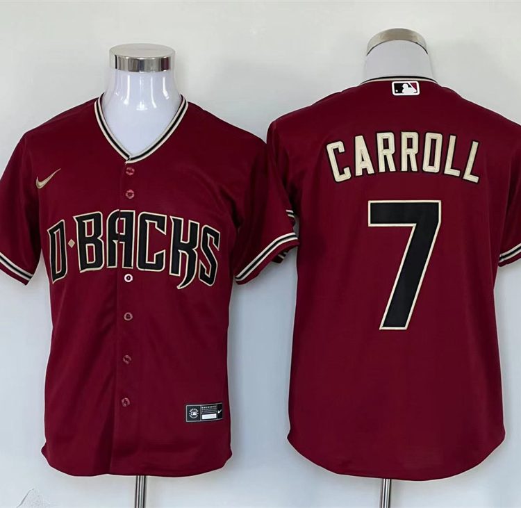 Men's Arizona Diamondbacks Corbin Carroll #7 Red Limited Jersey