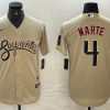 Men's Arizona Diamondbacks Ketel Marte #4 Beige Baseball Jersey