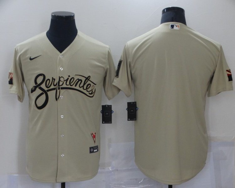 Men's Arizona Diamondbacks Sand City Connect Blank Jersey