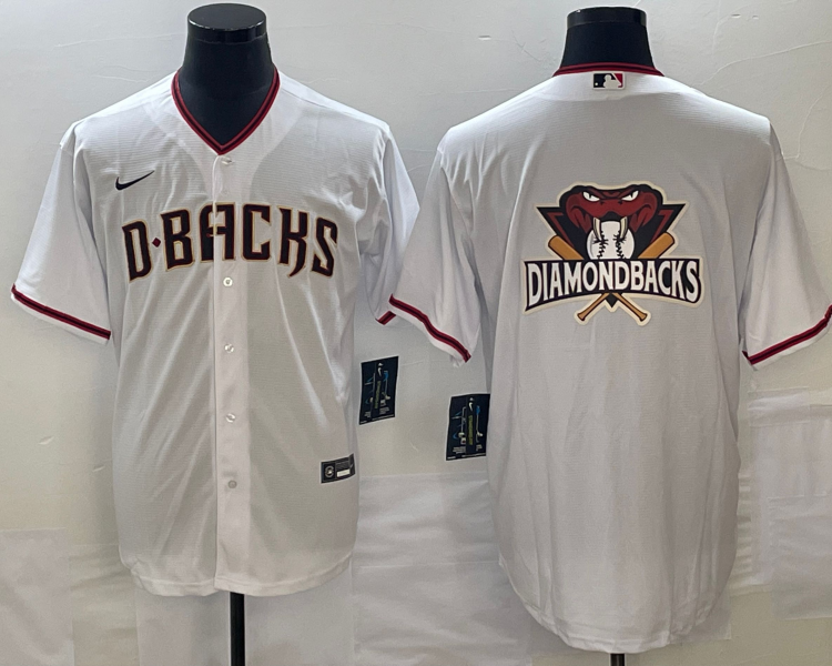 Men's Arizona Diamondbacks White Team Jersey