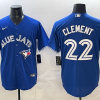 Men's Toronto Blue Jays Ernie Clement #22 Rush Blue Jersey
