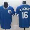 Men's Kansas City Royals Bo Jackson #16 Blue Jersey