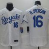 Men's Kansas City Royals Bo Jackson #16 White Jersey