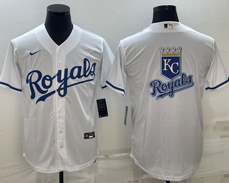Men's Kansas City Royals White Jersey