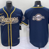 Men's Milwaukee Brewers Navy Team Jersey Joint Edition