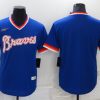 Men's Atlanta Braves Royal Cooperstown Collection Blank Jersey