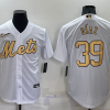 Men's New York Mets Edwin Diaz #39 White Jersey