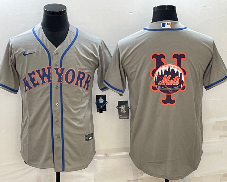Men's New York Mets Gray Road Authentic Jersey
