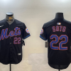 Men's New York Mets Juan Soto #22 Black Alternate Limited Jersey