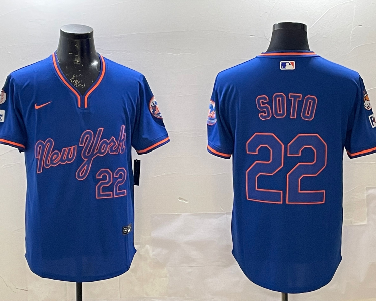 Men's New York Mets Juan Soto #22 Royal Jersey