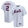 Men's New York Mets Omar Narvaez #2 White Home Jersey