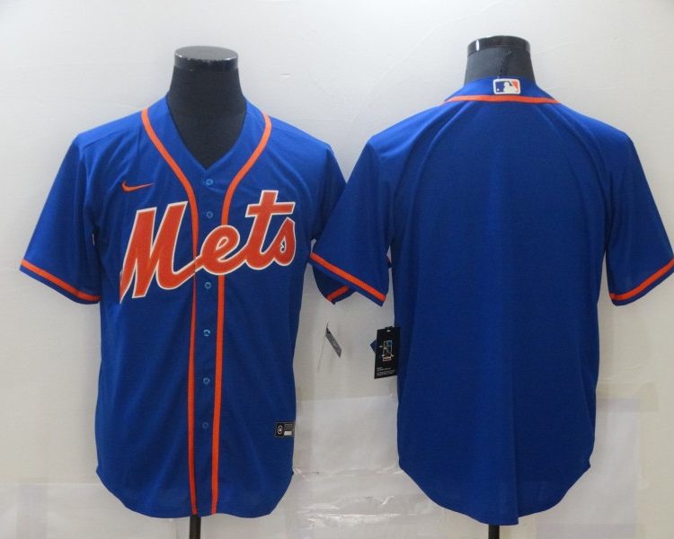 Men's New York Mets Royal Alternate Blank Jersey