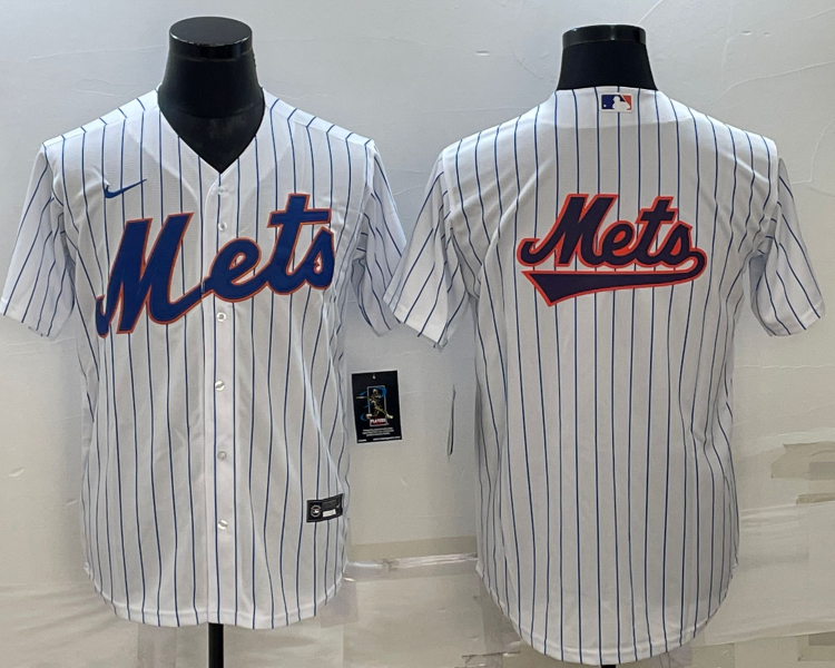 Men's New York Mets White Home Team Jersey