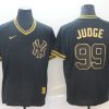 Men's New York Yankees Aaron Judge #99 Black Authentic Jersey