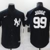 Men's New York Yankees Aaron Judge #99 Black Baseball Jersey