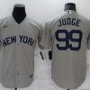 Men's New York Yankees Aaron Judge #99 Gray Jersey