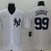Men's New York Yankees Aaron Judge #99 White Jersey