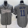 Men's New York Yankees Anthony Volpe #11 Gray Jersey Joint Edition