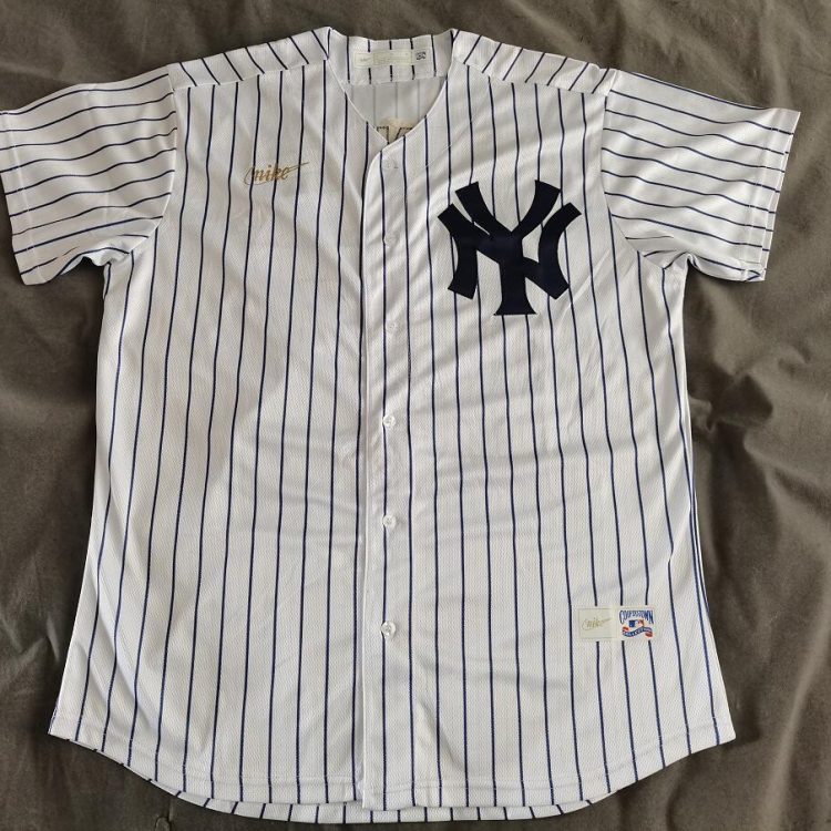 Men's New York Yankees Giancarlo Stanton #27 White Alternate Jersey