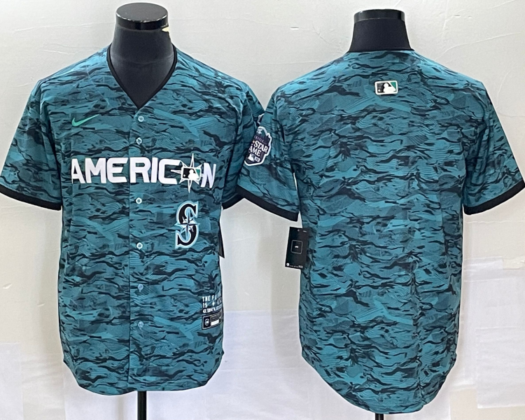Men's American League Seattle Mariners Teal 2023 MLB All-Star Limited Blank Jersey