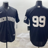 Men's New York Yankees Aaron Judge #99 Black Jersey