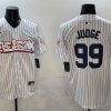 Men's New York Yankees Aaron Judge White Limited Jersey