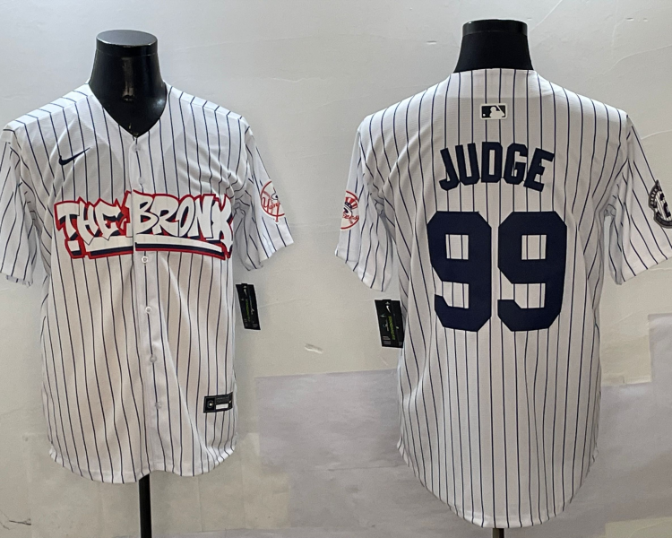 Men's New York Yankees Aaron Judge White Limited Jersey