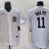 Men's New York Yankees Anthony Volpe #11 White Limited Jersey