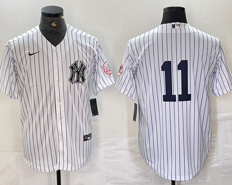Men's New York Yankees Anthony Volpe #11 White Limited Name Jersey