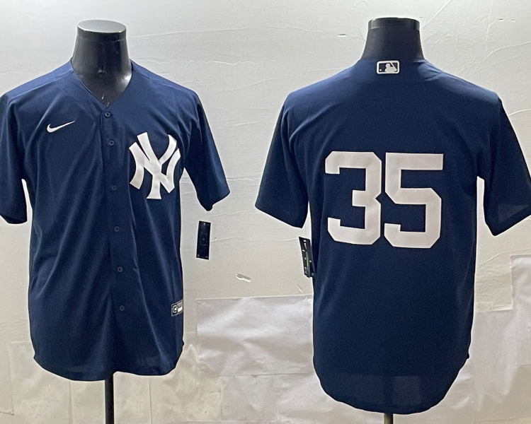 Men's New York Yankees Cody Bellinger #35 Navy Jersey